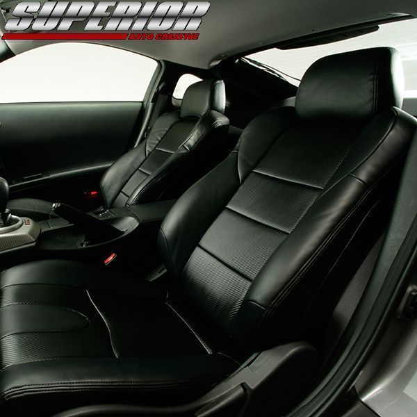 SUPERIOR Hsu pe rear seat cover black carbon look front set Fairlady Z Z33 latter term manual seat 