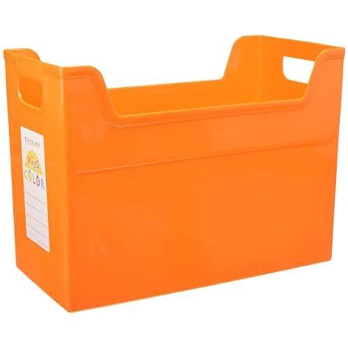 ナカバヤシ ファイルボックス 書類収納ボックス A4ワイド オレンジ フボ-TCW4KO_画像1