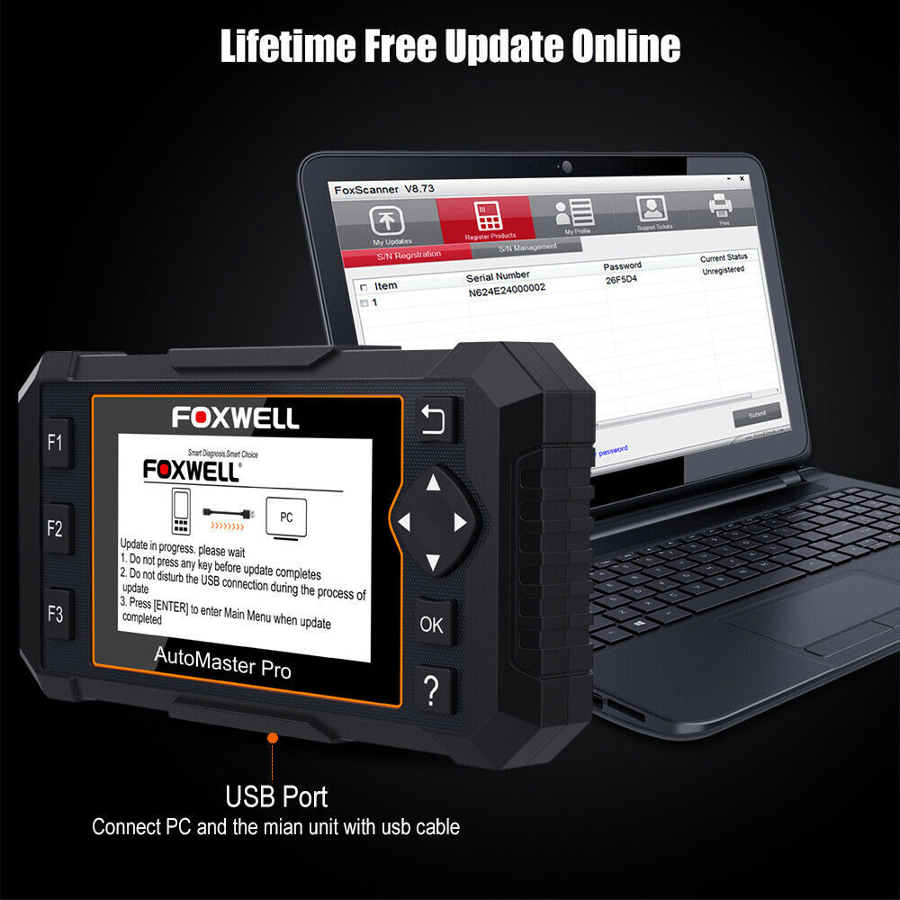 ☆国内在庫・迅速発送・日本語設定済み☆FOXWELL NT624 エリート