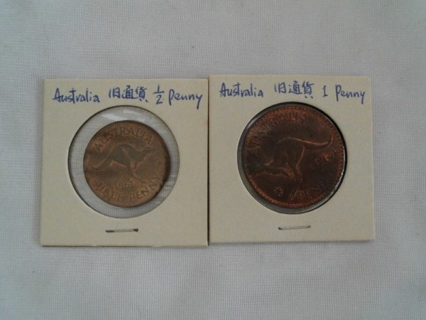 硬貨コイン　オーストラリア　14枚　旧通貨　カモノハシ　コトドリ鳥　主に1970年代_画像3