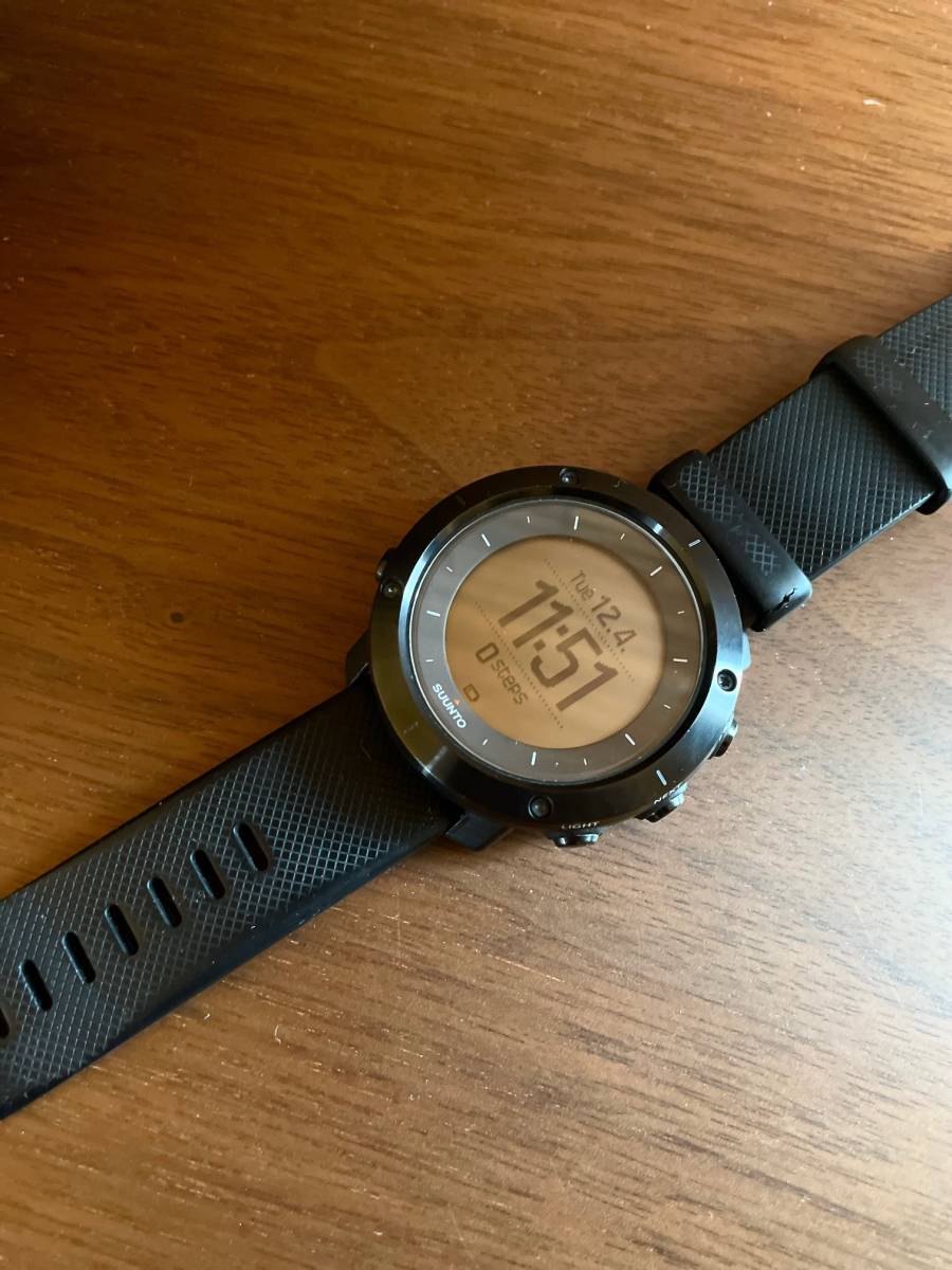 1円〜 SUUNTO スント メンズ 腕時計 TRAVERSE SAPPHIRE BLACK スント トラバース サファイア ブラック