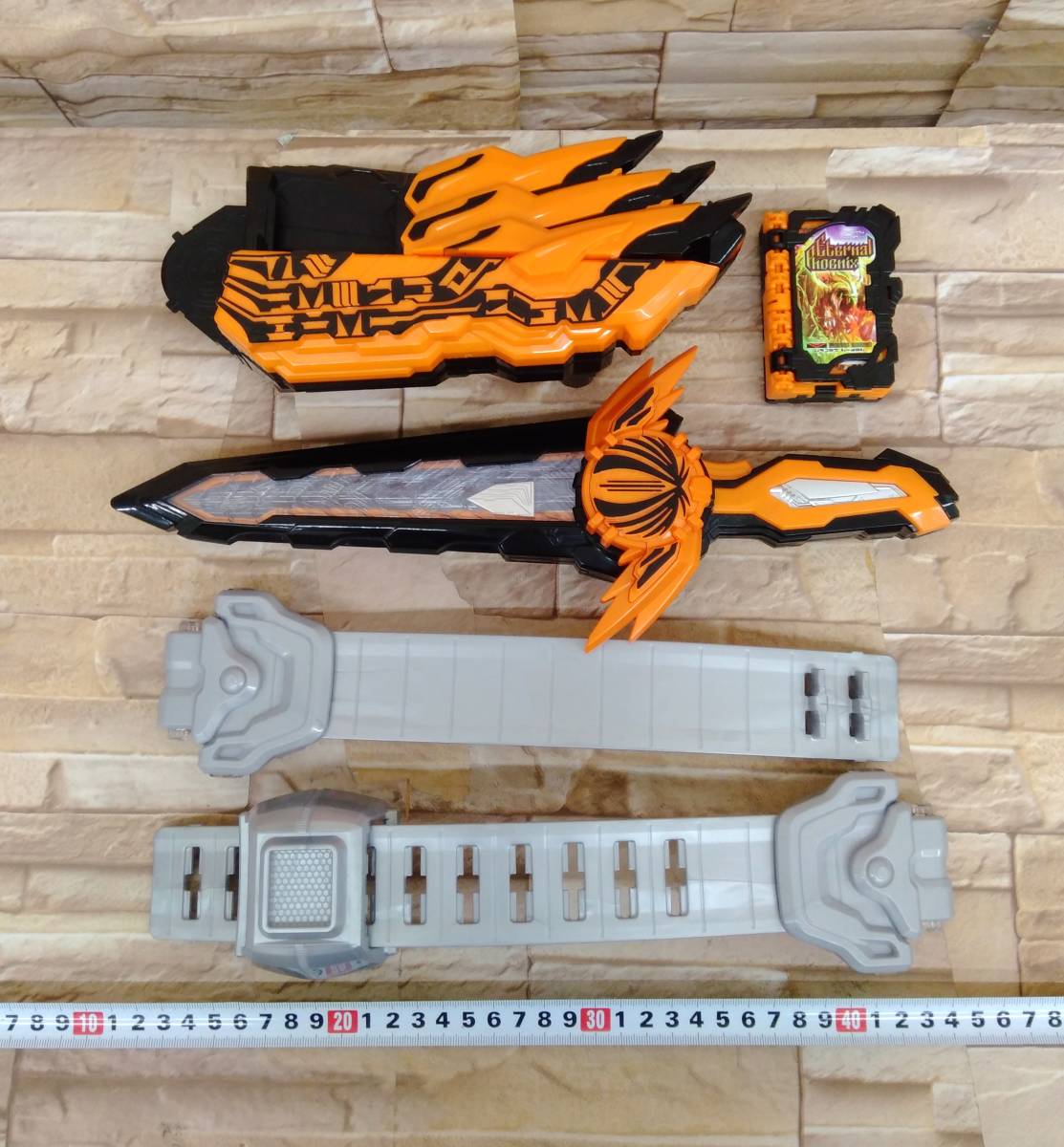 動作確認済 仮面ライダーセイバー 変身ベルト DX無銘剣虚無&覇剣ブレー