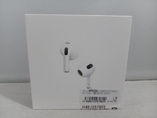 Apple MME73J/A AirPods(第3世代) MME73J/A ワイヤレスイヤホン