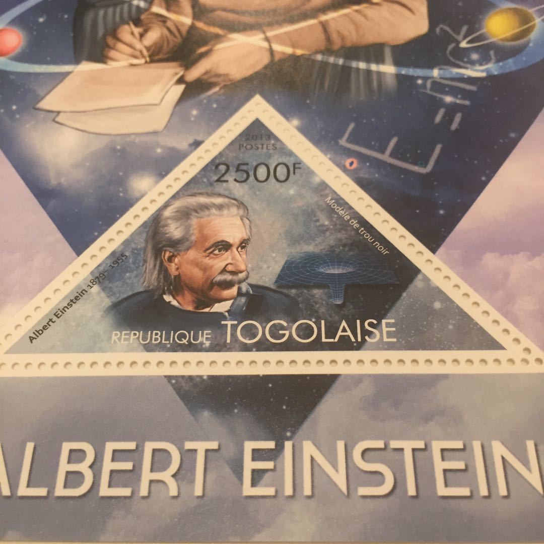 【送料無料】未使用 海外切手シート2枚セット ポスト アルバートアインシュタイン einstein 