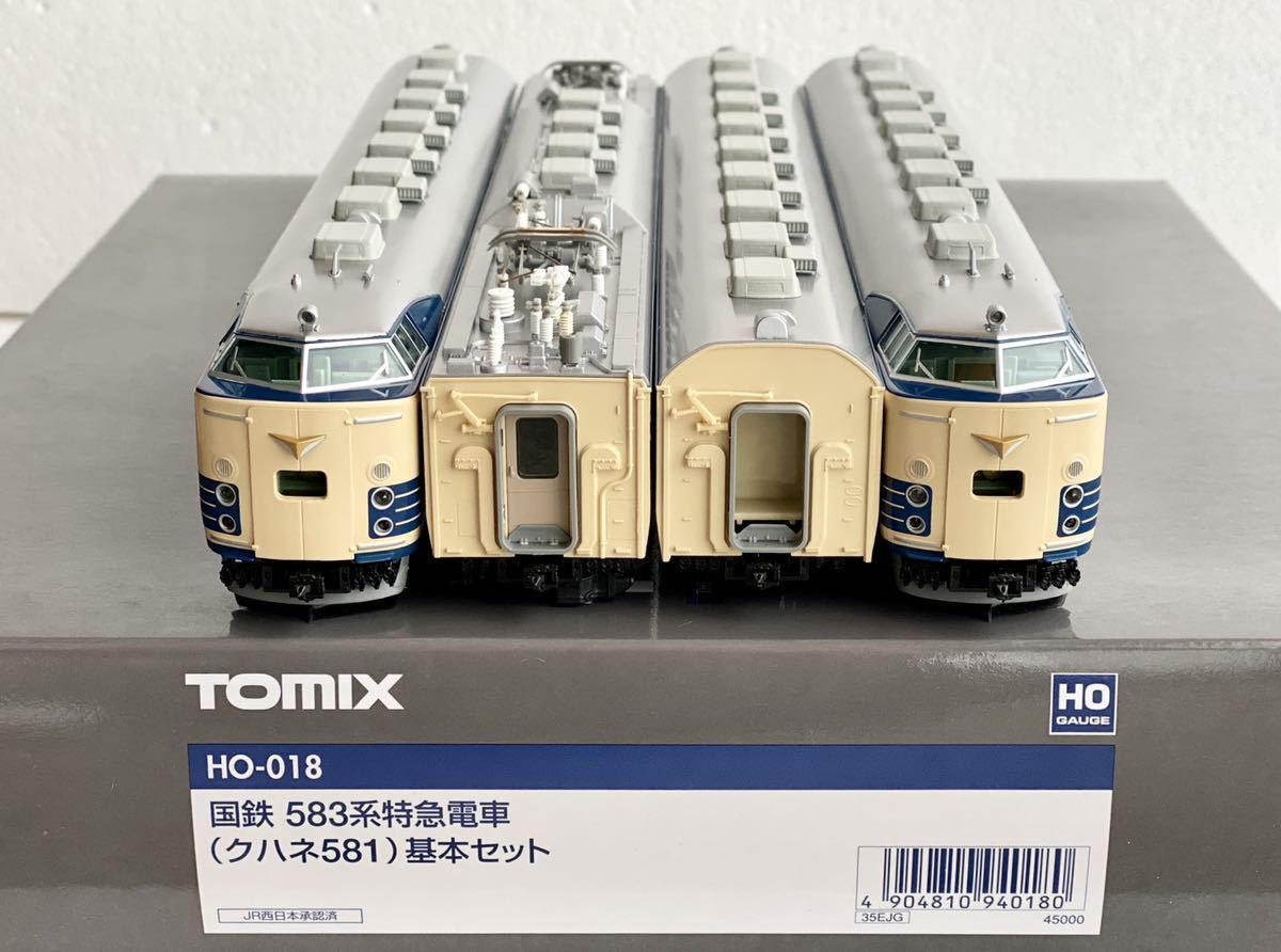 TOMIX ５８３系（クハネ５８１）基本セット 付属品未使用の超美品 トミックス