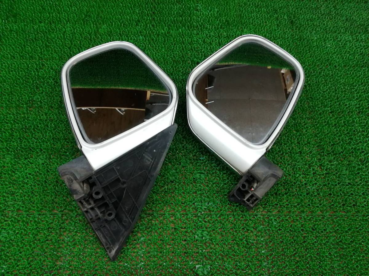 * 828 Mitsubishi Pajero Mini H53A H58A оригинальный металлизированное зеркало на двери левый и правый в комплекте металлизированный зеркало заднего вида водительское сиденье сторона / сторона пассажира правый левый 