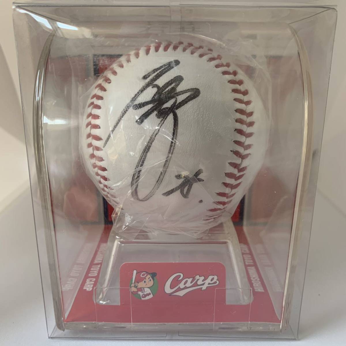 [ new goods unopened ] Hiroshima Toyo Carp Ishii ..#25 lamp . official recognition lamp . official autograph autograph ball lamp . Logo ball sale end goods limited sale 