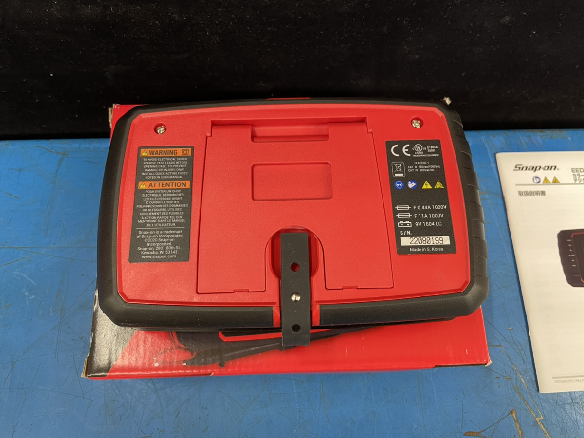 未使用品】スナップオン(snap-on) デジタルマルチメータ― EEDM525FJ