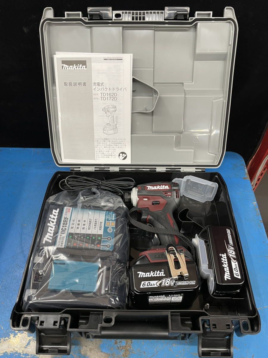 未使用品】マキタ/makita 充電式インパクトドライバ TD172DGXAR 18V