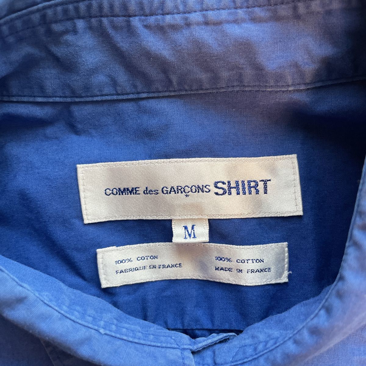 状態良好】コムデギャルソン 半袖シャツCOMME des GARCON SHIRT メンズ