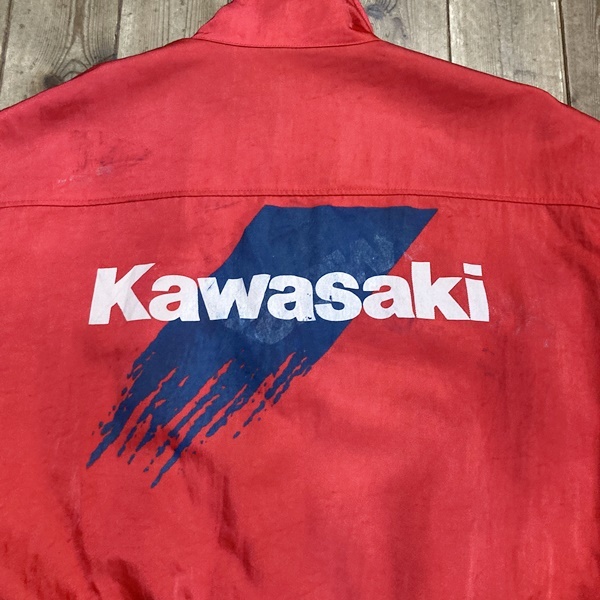 Yahoo!オークション - KAWASAKI ナイロン ジャケット 赤 サイズL Yahoo!オークション - KAWASAKI ナイロン ジャケット 赤 サイズL