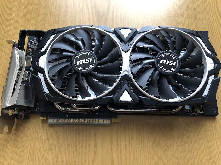 動作確認済】MSI GeForce GTX1070 Ti ARMOR 8GB 本体のみ nizam-ul