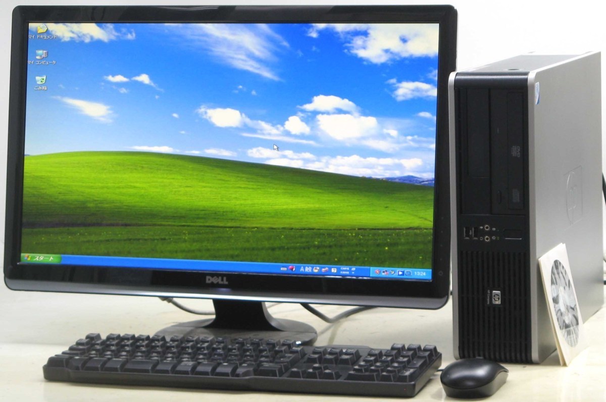 パソコン Windows XP Pro 32Bit搭載 19型液晶モニターセット HP Compaq