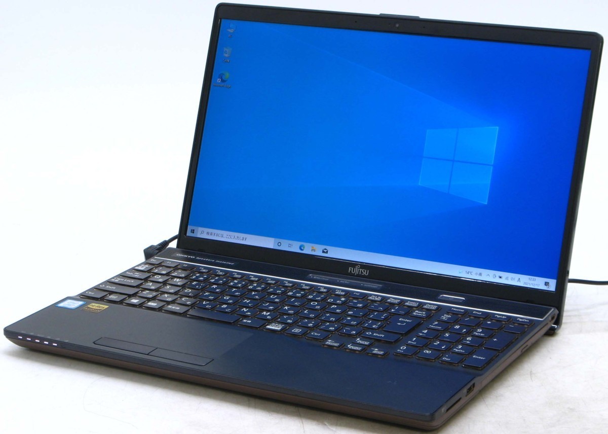 誠実】 □ FMVA53B3B AH53/B3 Lifebook 富士通 i7-8550U/8G/1TB/BD-RE