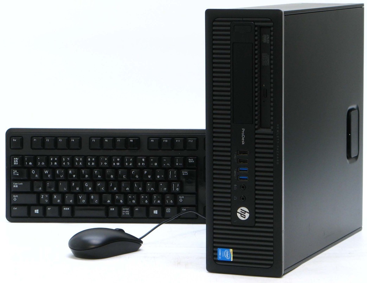 数量限定セール HP Prodesk 600 G1 SFF-4160 ■ i3-4160/4G/500G/DVD-ROM/Windows 10 デスクトップ パソコン単体 数量限定セール HP Prodesk 600 G1 SFF-4160 ■ i3-4160/4G/500G/DVD-ROM/Windows 10 デスクトップ パソコン単体