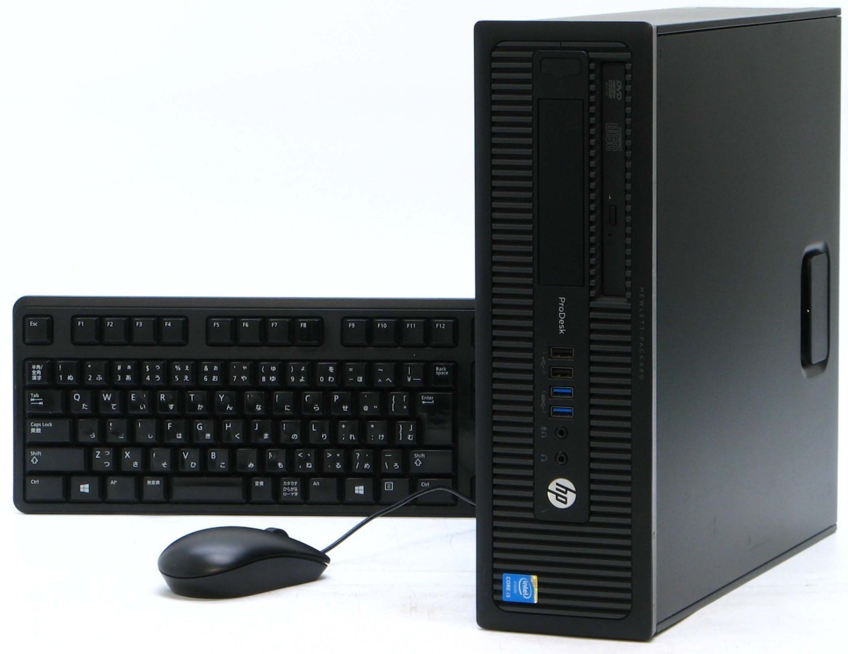 HP Prodesk 600 G1 SFF-4160 ■ i3-4160/4G/500G/DVD-ROM/Windows 10 デスクトップ_HP Prodesk 600 G1 SFF-4160