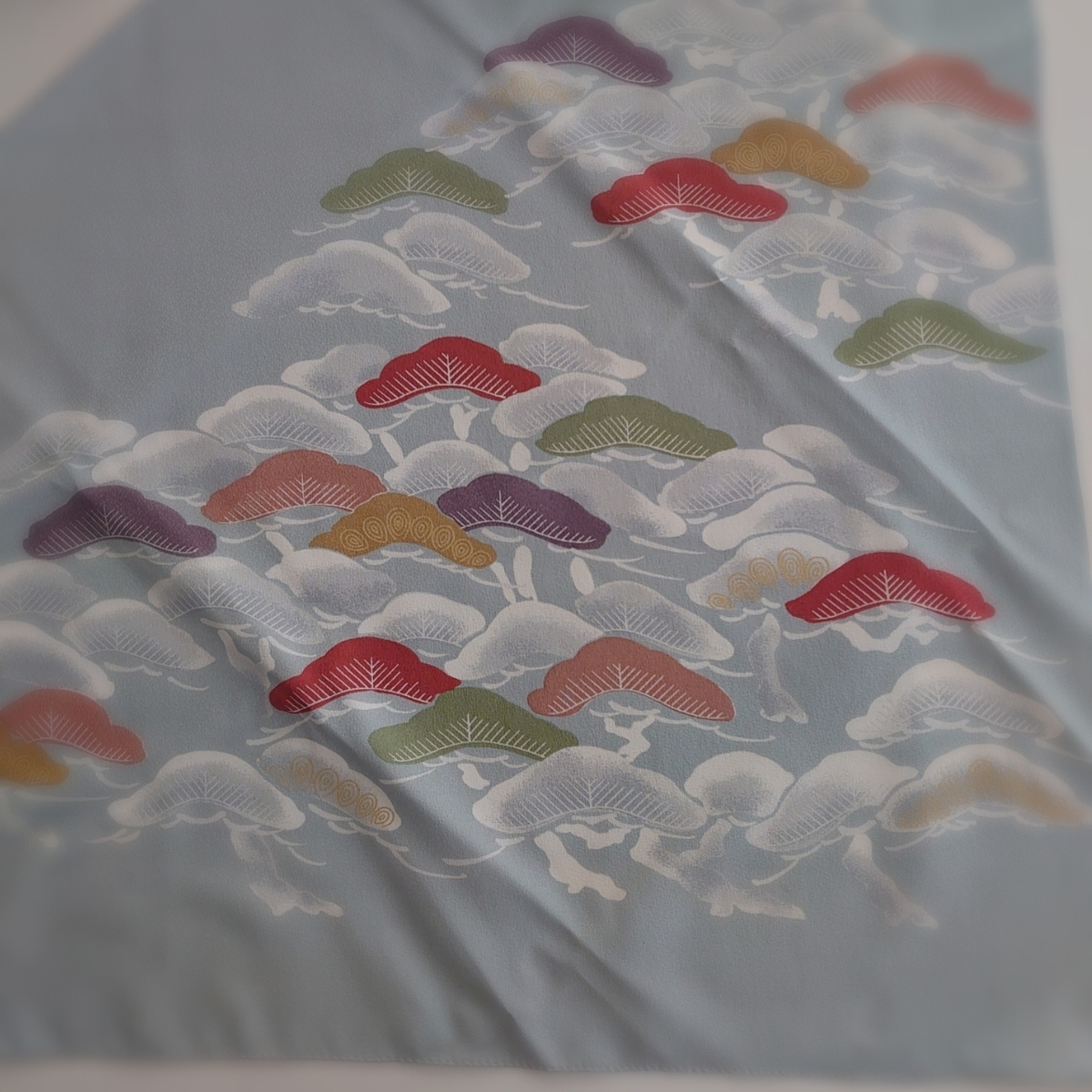  furoshiki unused 6 sheets plum Sakura pine six flower . other summarize .... pattern fashion cloth Japanese clothes ...[ road comfort Sapporo ]