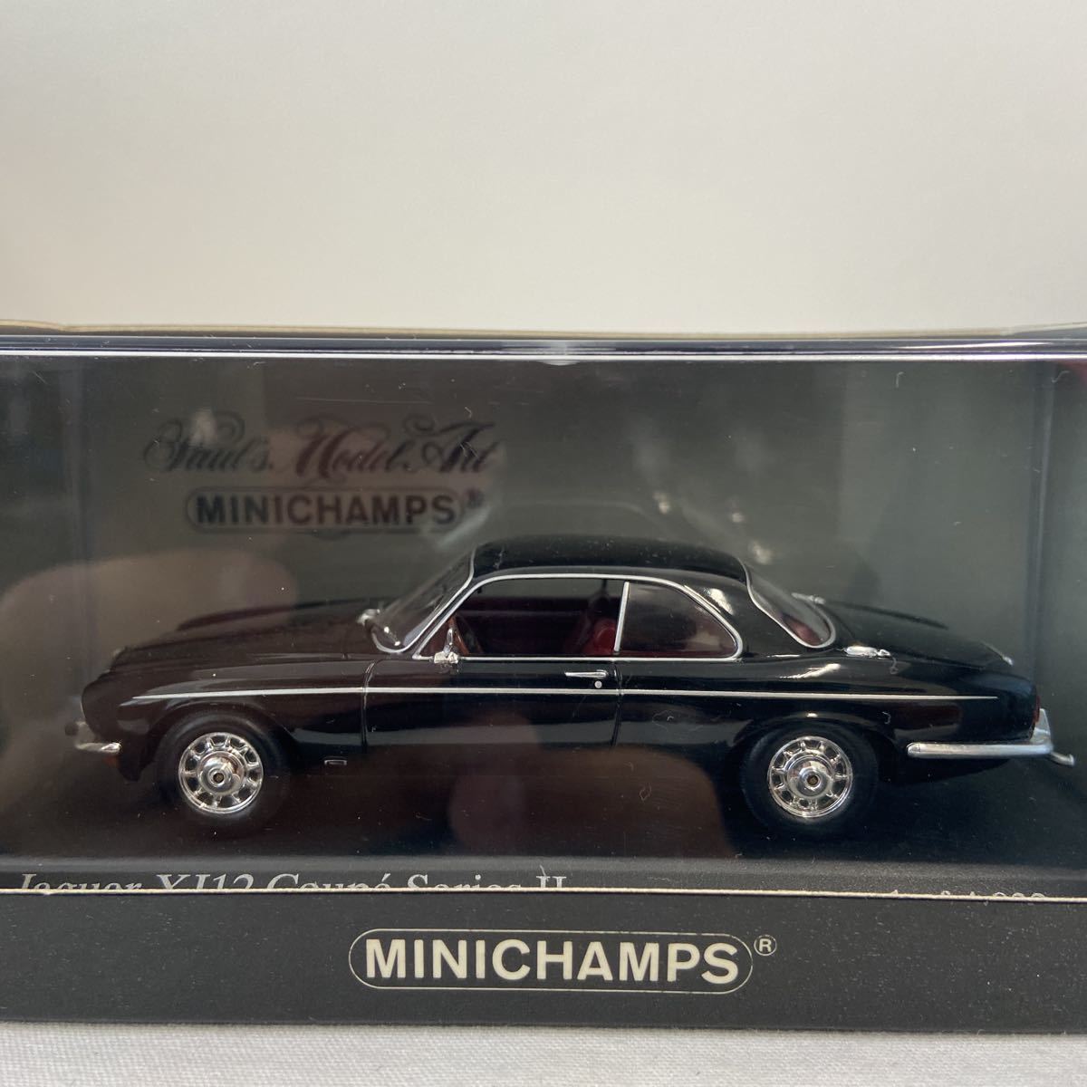 MINICHAMPS 1/43 Jaguar XJ12 Coupe Series Ⅱ 1975年 Black PMA ミニチャンプス ジャガー シリーズ2 クーペ ミニカー モデルカー_画像4