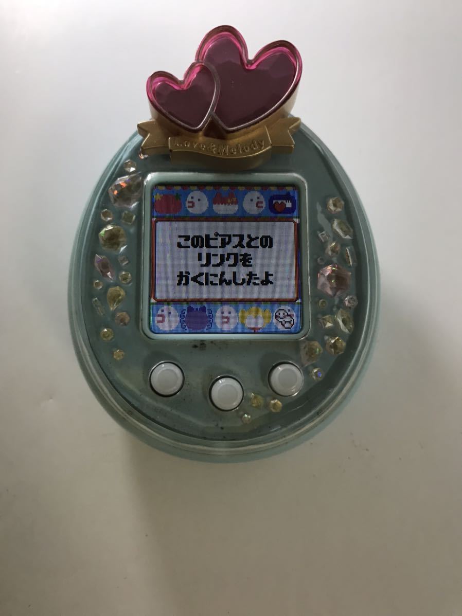 たまごっちピース ブルー たまデコピアス ラブメロ ver. tamagotchi