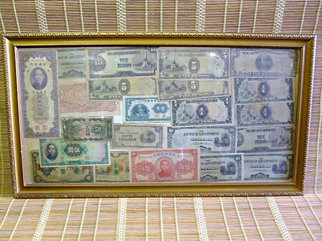 旧紙幣 大日本帝国政府　1・5・10PESO　軍用手票 　中華民国中央銀行