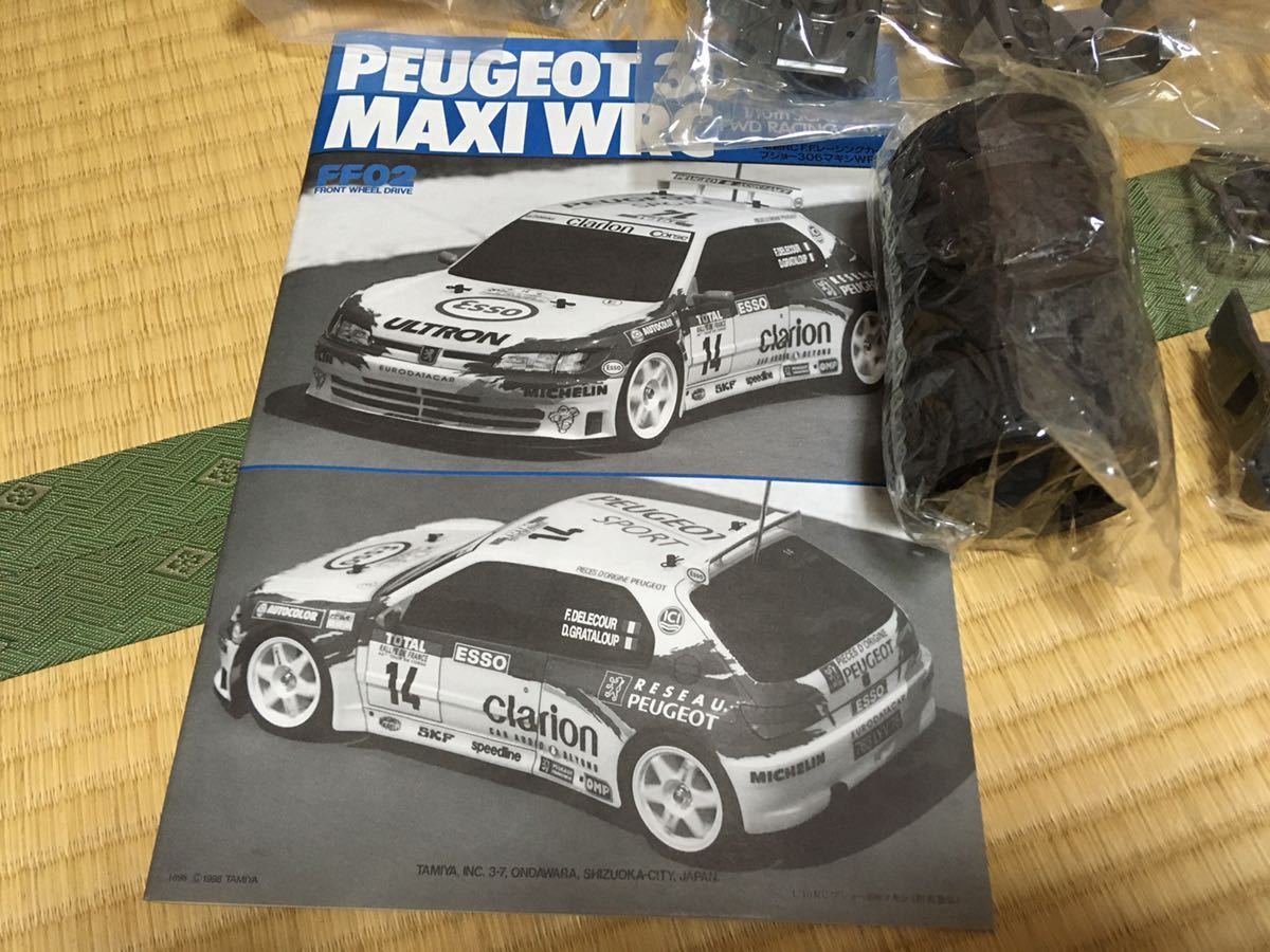 廃盤 超希少 電動RC F F レーシングカー プジョー306 マキシWRC 廃盤 超希少 電動RC F F レーシングカー プジョー306 マキシWRC