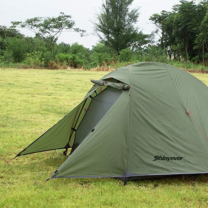 広い前室 2人用 テント タープスペース 自立式 ソロ キャンプ コンパクト 軽量 ツーリング アウトドア BBQ 防災