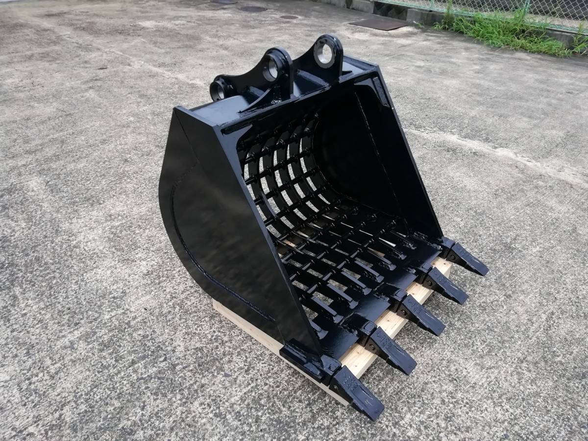 国産】 新品 スケルトンバケット 0.25m3クラス 網サイズ80x80mm 横