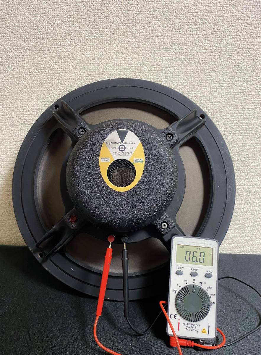 JBL D123 30cmコーン型フルレンジスピーカーユニット ペア 8Ω仕様