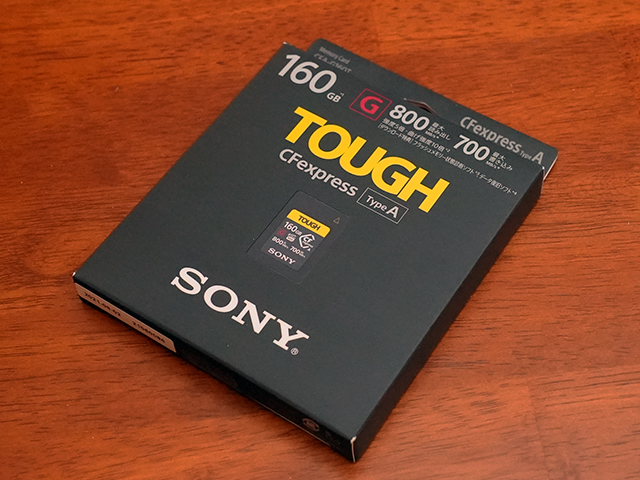 ◇ほぼ新品◇ SONY CEA-G160T 160GB CFexpress カード