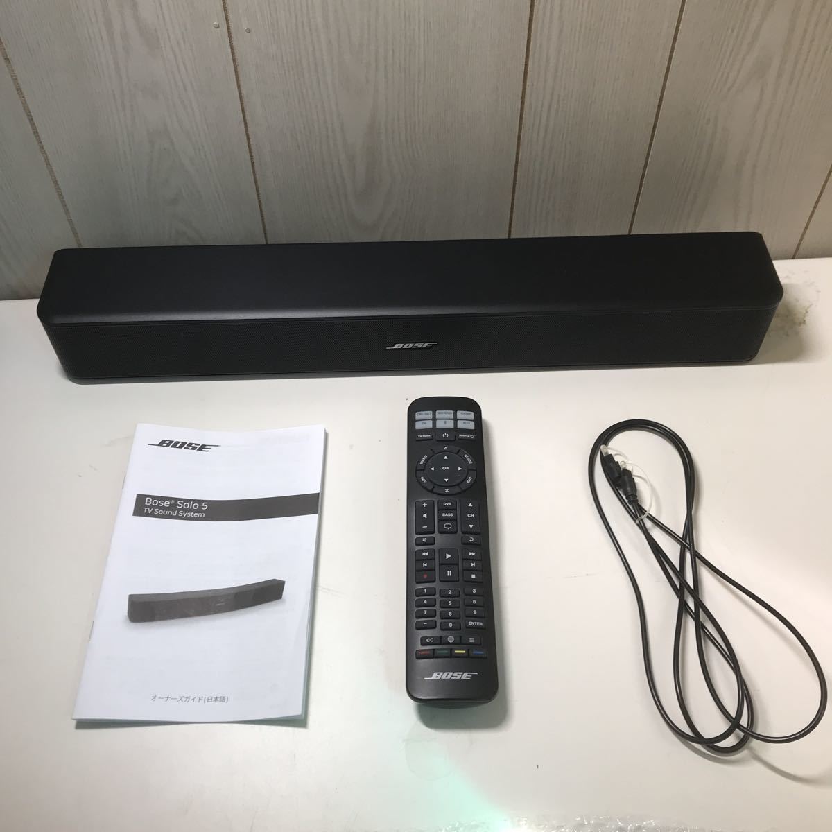 Bose Solo TV sound system サウンドバー