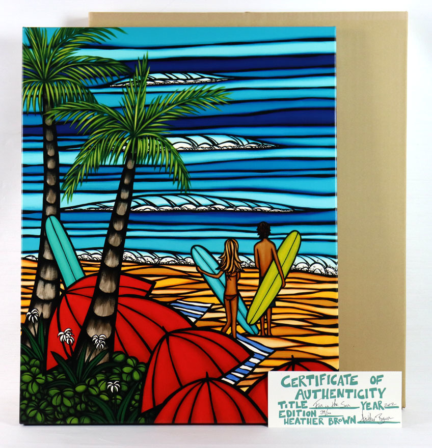 【せんちゃん】　ヘザーブラウン　ジクレー　ピンクジンジャー　絵画　ハワイ Amazon.co.jp: ヘザーブラウン ジクレー ピンクジンジャー 絵画