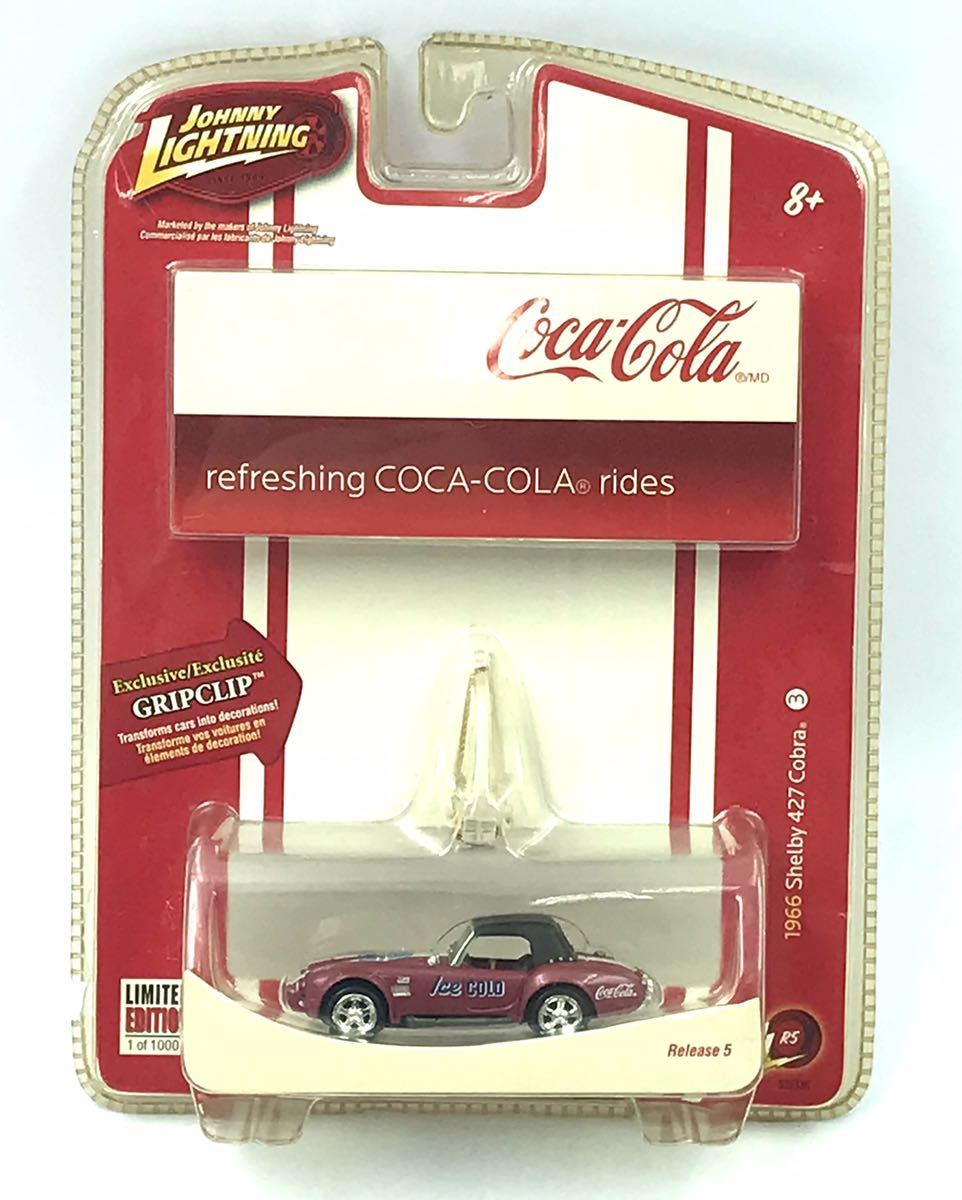  storage goods minicar 0JOHNNY LIGHTNING 1996she ruby 427 Cobra Limited Edition Coca Cola 0 refreshing COCA-COLA rides