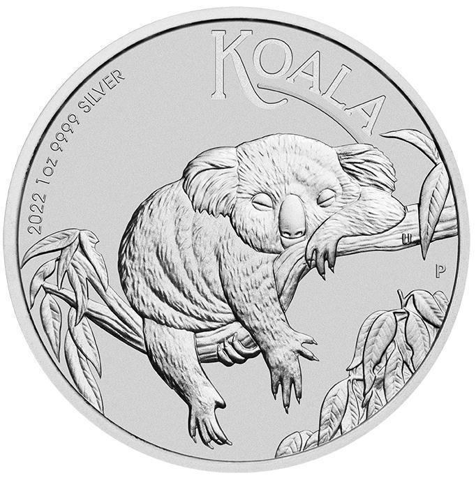 1円~ ☆新入荷☆2022年 オーストラリア☆コアラ純銀貨 ☆1オンス 31.1