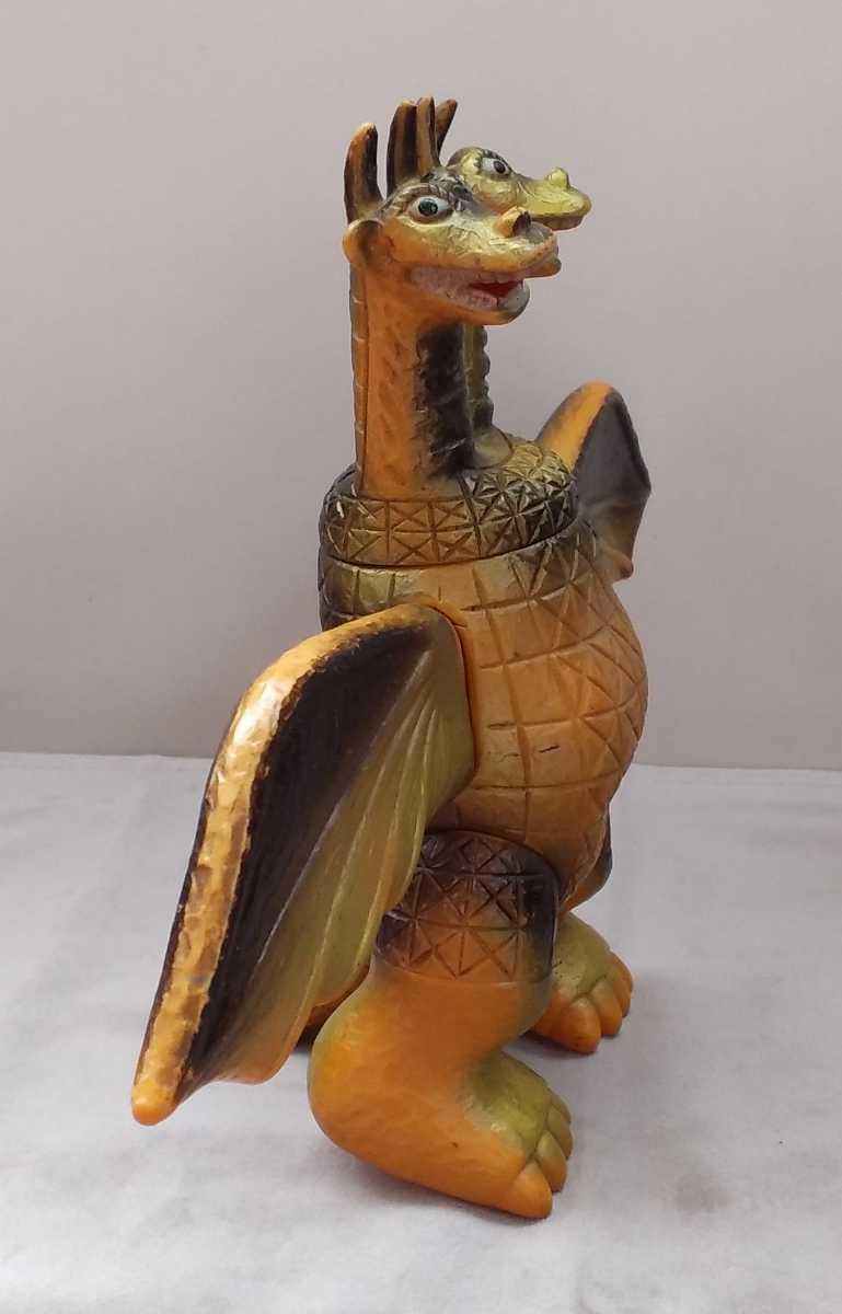 当時物 ミウラ 三浦トーイ キングギドラ風 双頭竜 怪獣 ソフビ 当時物 ミウラ 三浦トーイ キングギドラ風 双頭竜 怪獣 ソフビ
