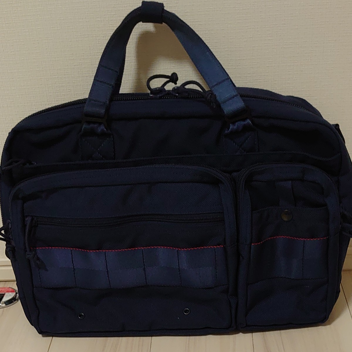 ラッピング不可】 別注 / PLUS BRIEFING×BEAMS “NEO NAVY LINER” B4