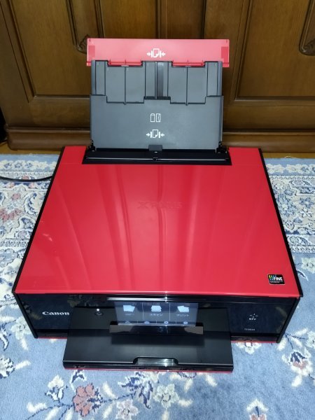 安価 ワタナベ CANON キャノン PIXUS ピクサス TS9030 レッド コピー機 複合機 【 ジャンク 】 コンピュータ
