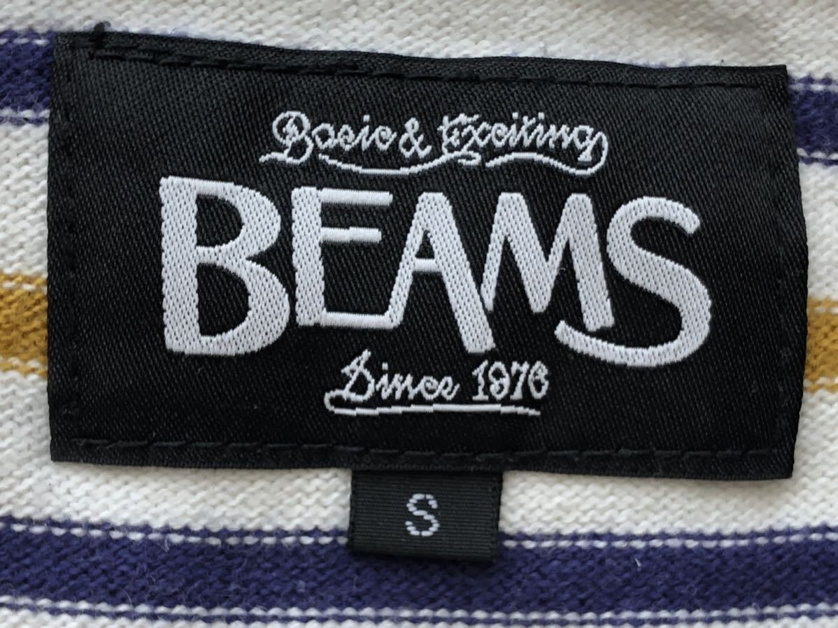 ビームス ボーダー カットソー 長袖Tシャツ ロンT BEAMS　　セレクトブランド 玉5360_画像3