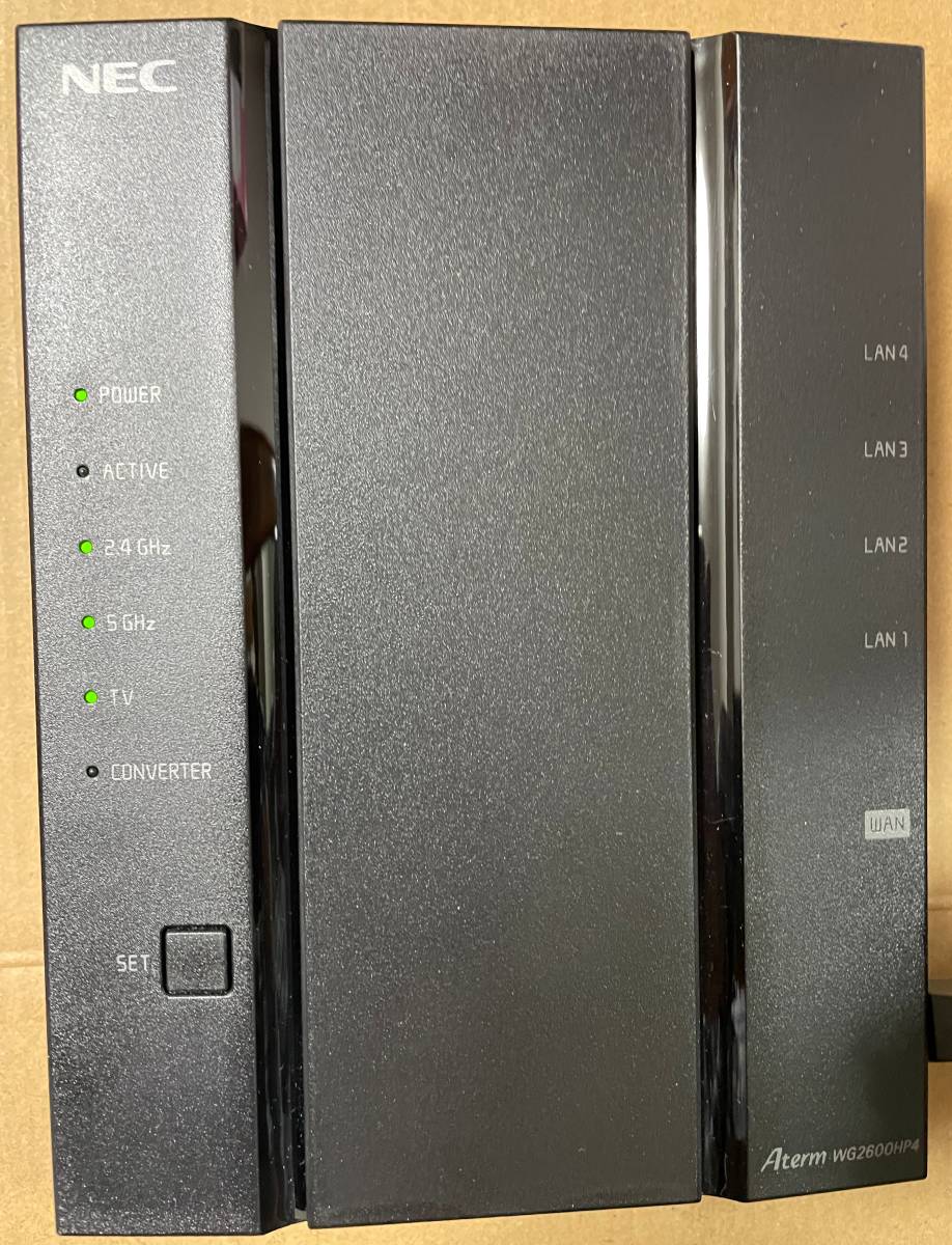 ヤフオク! - NEC Aterm PA-WG2600HP4 IPV6 無線LANルータ
