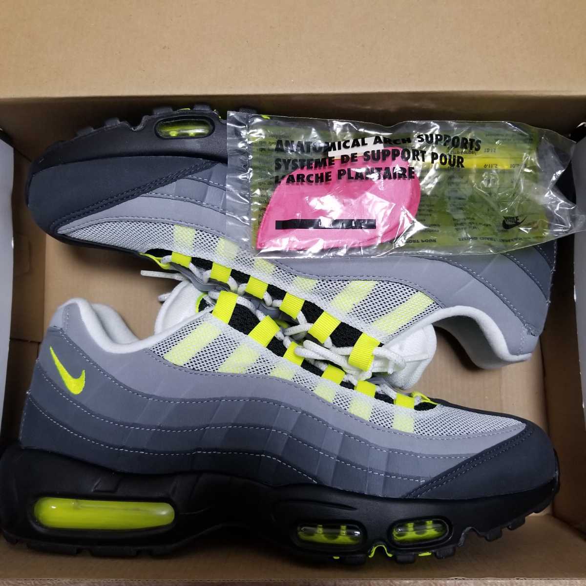 NIKE AIR MAX 95 OG NEON 29cm/ナイキ エアマックス ネオン イエローグラデ yellow 公式販売店 29cm ナイキ エアマックス 95 OG イエローグラデ スニーカー