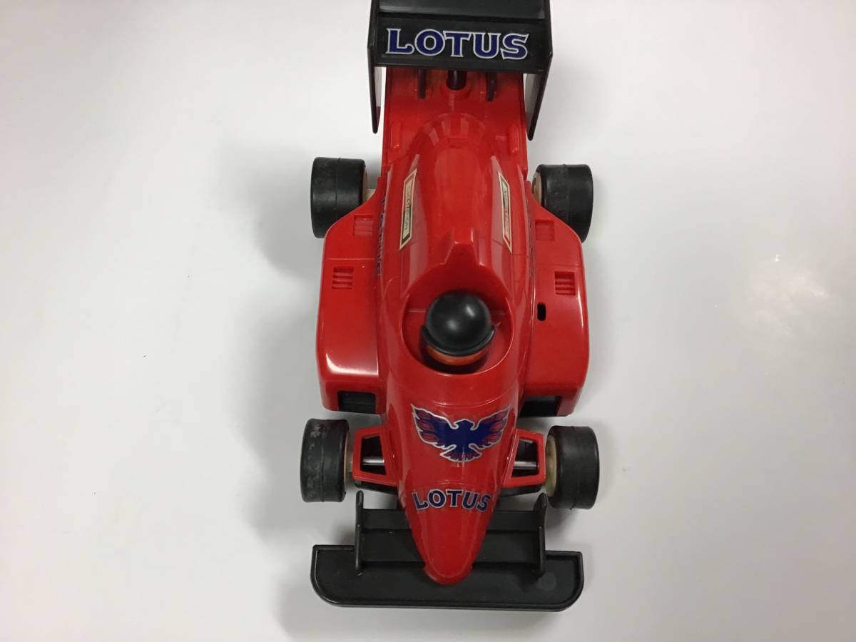  that time thing Masudaya spin Turn car unused goods F-1 LOTUS Mobil SHELL red 