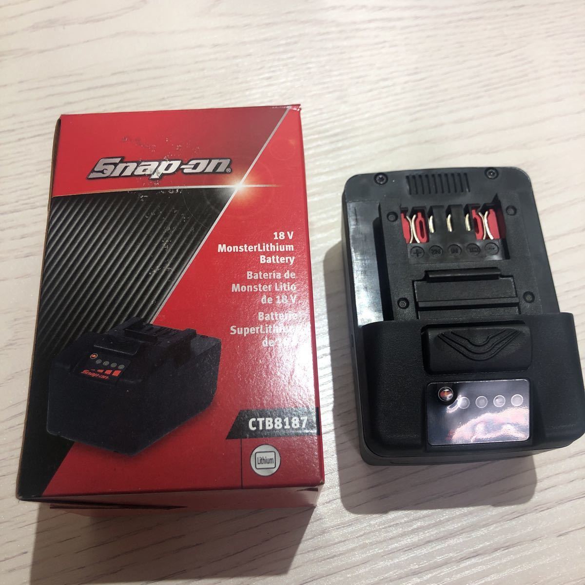新品 スナップオン 18V リチウムイオンバッテリー CTB8187 Snap-on www