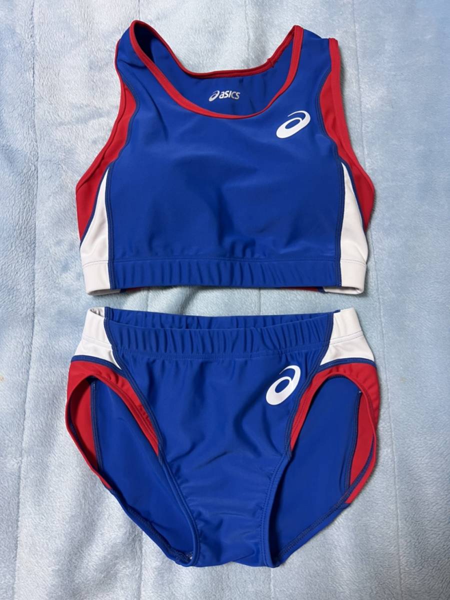 Size.O) アシックス ASICS 女子陸上 ユニフォーム 上下セット 日本製