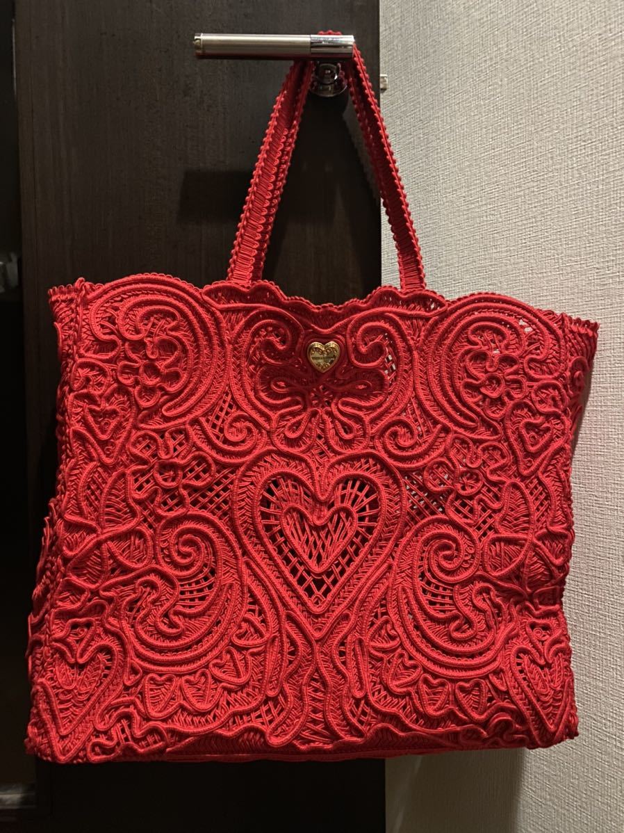 SALE/30%OFF 【希少!】超美品ドルチェ&ガッバーナレース柄バッグ