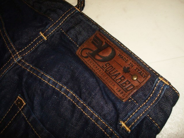 * прекрасное качество Denim Dsquared DSQUARED2 Италия производства 38 хлопок лен телячья кожа женский Rollei z Denim джинсы брюки G хлеб S M