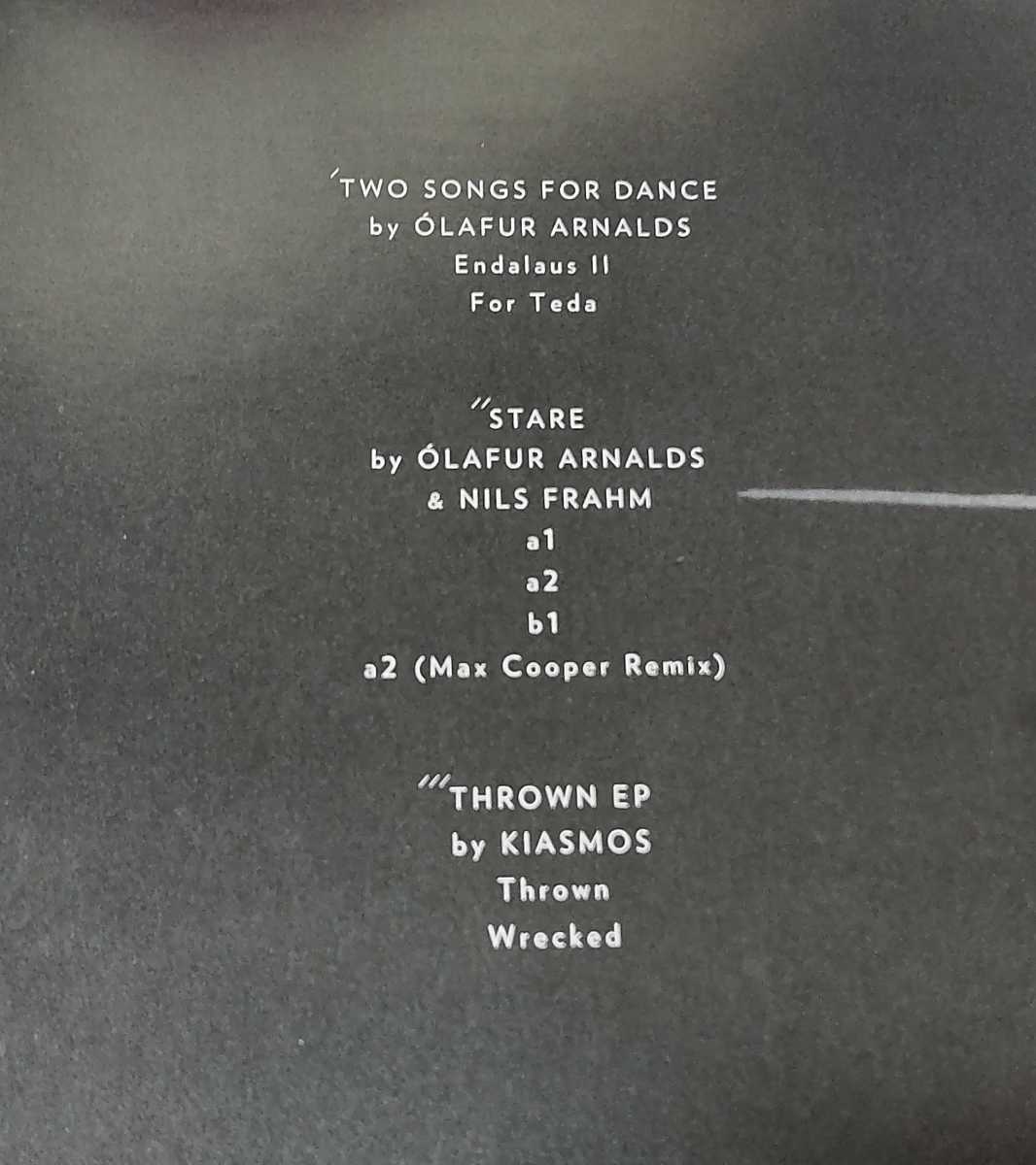 ♪OLAFUR ARNALDS オーラヴル・アルナルズ【TWO SONGS FOR DANCE・STARE・THROWN EP】CD♪紙ジャケット仕様_画像3