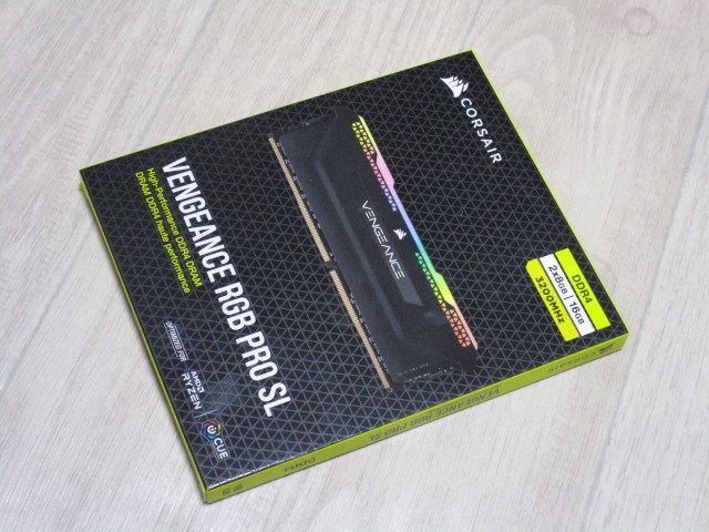 ☆Corsair VENGEANCE RGB PRO SL DDR4 PC4-25600 8GB 2枚組 合計:16GB