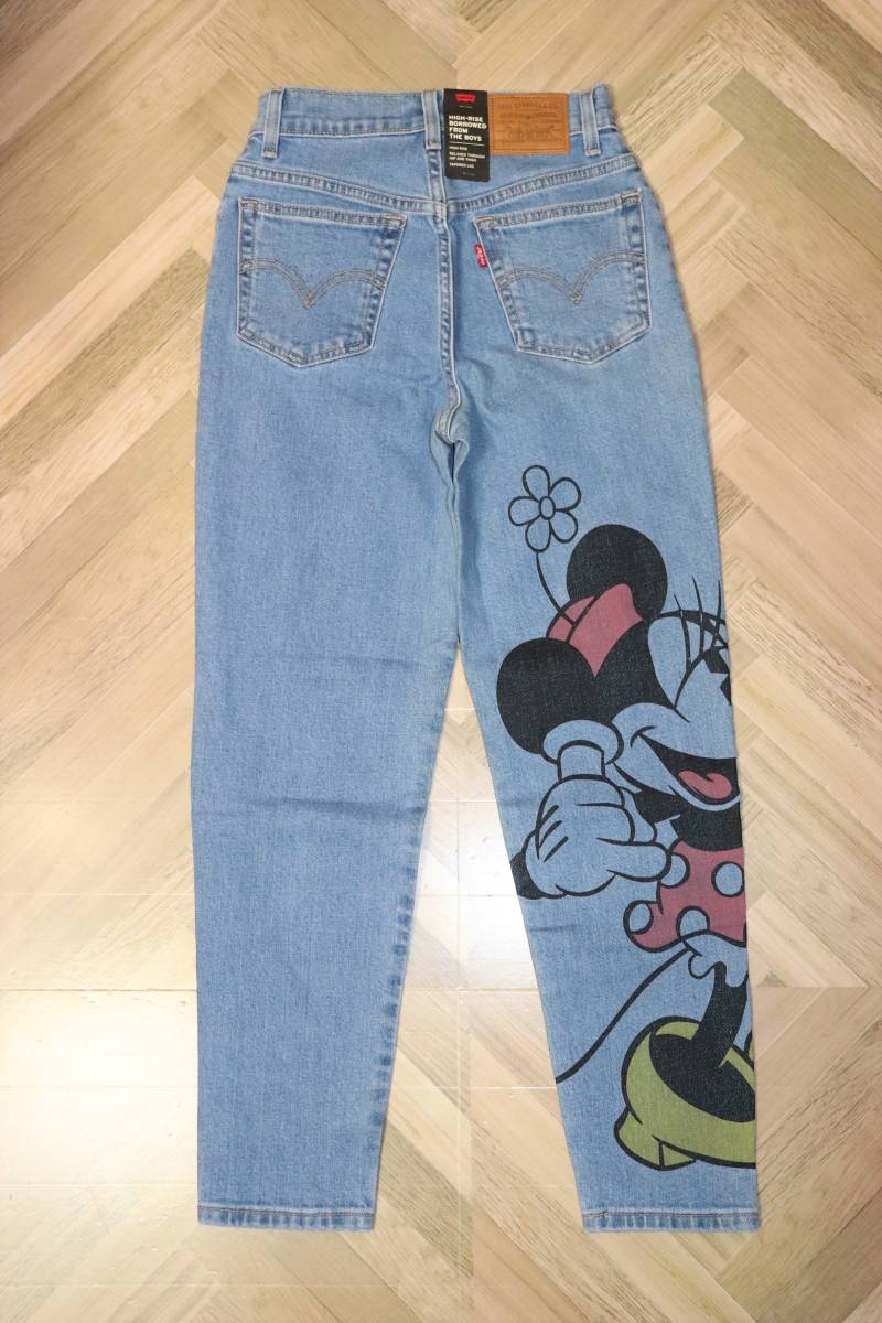  free shipping special price prompt decision [ new goods ] LEVI\'S × DISNEY * HIGH-RISE BORROWED FROM THE BOYS stretch Denim (W24) * Levi's Disney 