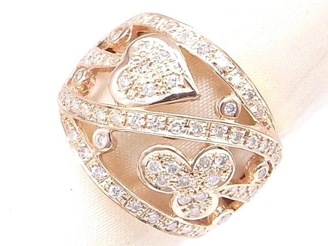 【国内発送】 g15378 K18PG D0.67ct リング USED 美品 8.5g #11 ピンクゴールド台 【国内発送】 g15378 K18PG D0.67ct リング USED 美品 8.5g #11 ピンクゴールド台