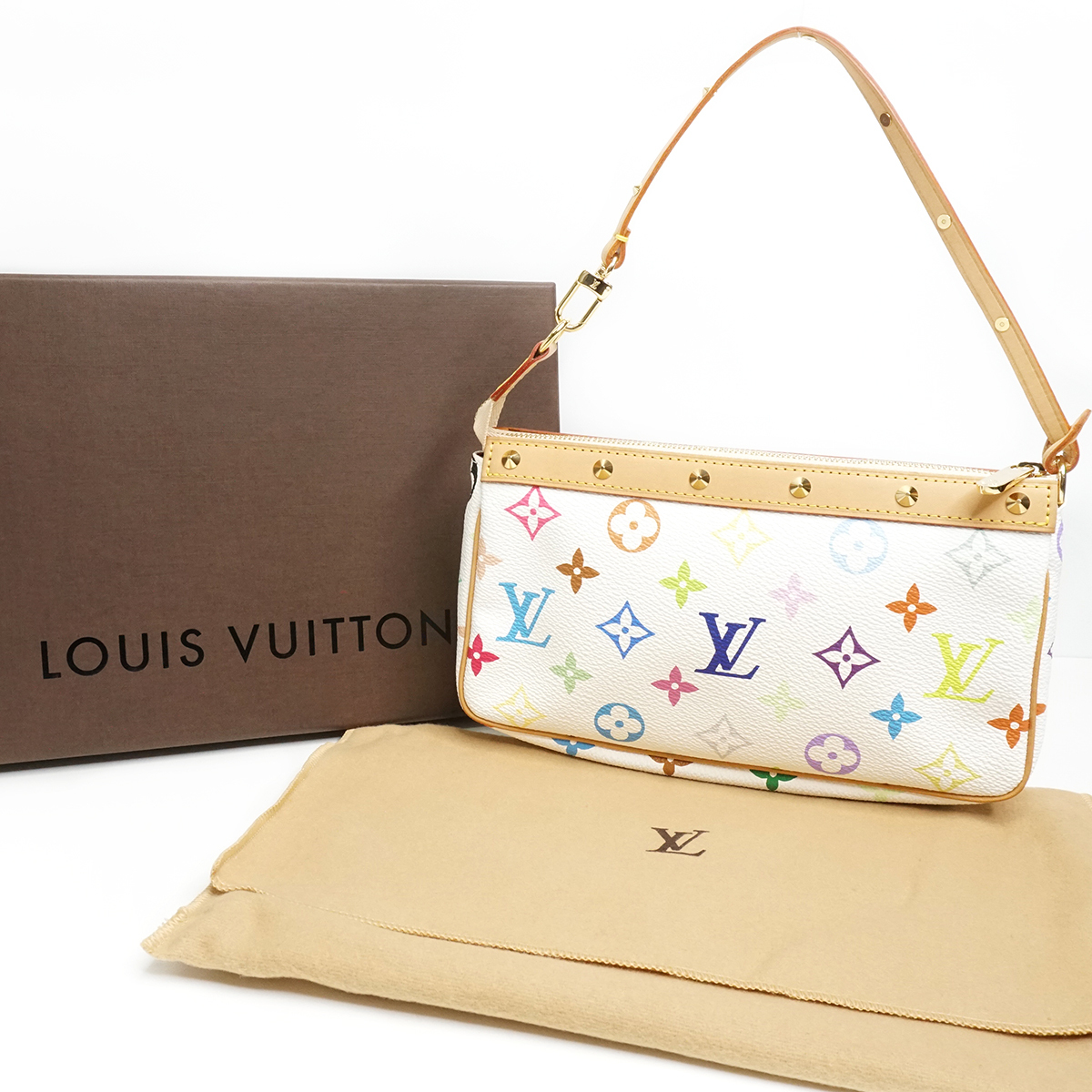 LV ルイ・ヴィトン モノグラム・マルチカラー ポシェットアクセ