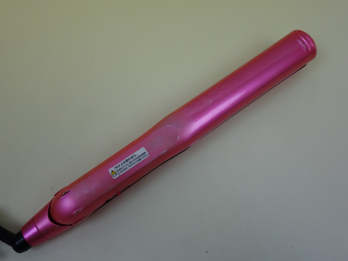 KOIZUMI Koizumi hair iron KHS-8210 pink temperature adjustment possibility operation verification ending 